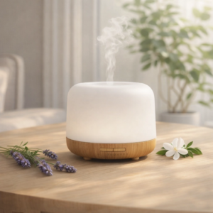 difusor ultrasonico con lampara y control remoto descongestionante