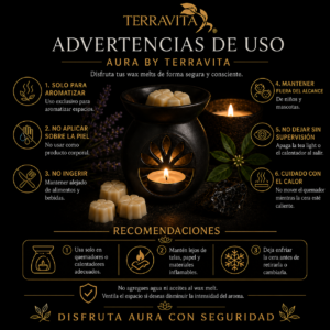 aura | wax melts | sándalo